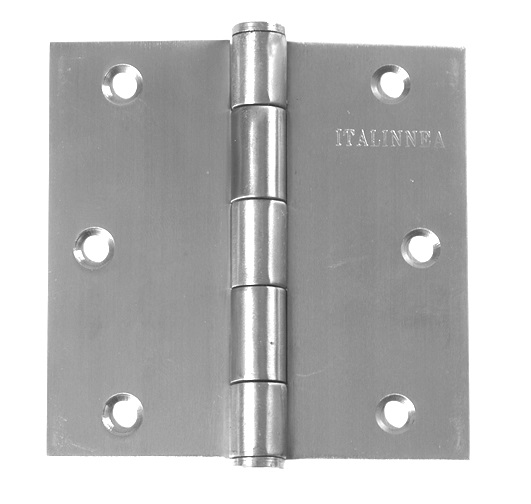 BISAGRA 479 DE ACERO INOX. 3 X 3 CANTO RECTO