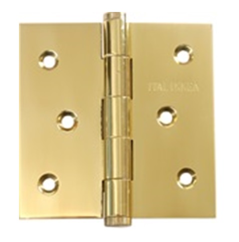 BISAGRA 476 DE BRONCE PULIDO 3X3X2 CANTO RECTO