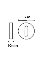 ROSETA NORMAL 53x10mm ACERO INOX medidas.webp