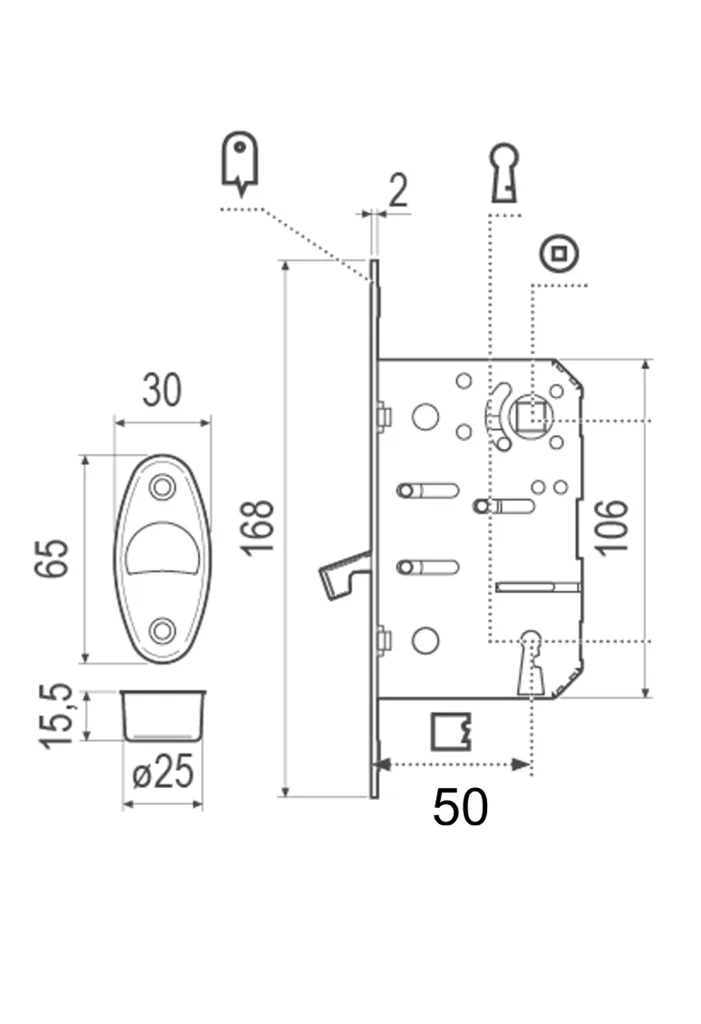 KIT CERRADURA CORREDERA SCIVOLA (CESCHIVAGBNQ050) Odoo Med.webp