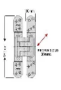 BISAGRA INVISIBLE PIVOTA DX 61 3D DESIGN ALUMINIO (BIDX061BASSN) Odoo Med.webp