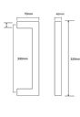 MANILLON I-1000 G ACERO INOXIDABLE 320mm.(ASIA)(MTI1000ITLIX320) Odoo Med.png