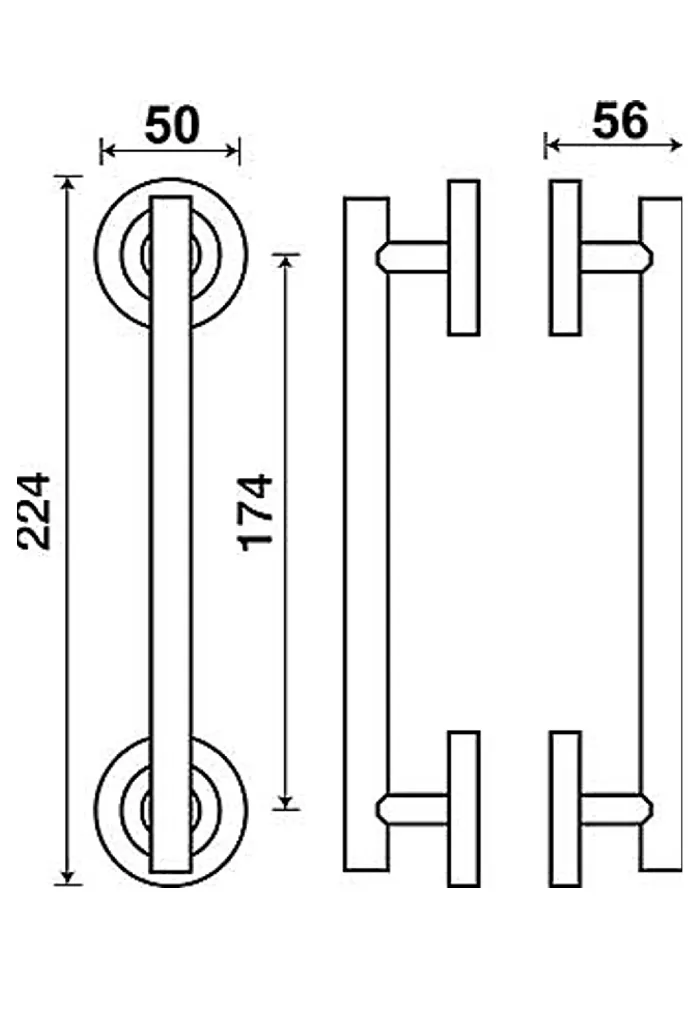 MANILLON 792 MODULO L CROMO SATINADO (ITALIA) (MT79200FRACS) Odoo Med.webp
