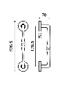 MANILLON STAR BRONCE VIEJO 177mm (MT14600FRABE) Odoo Med.webp