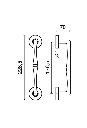 MANILLON STAR BRONCE BRILLANTE 177mm. (MT14600FRABR) Odoo Med.webp