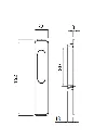 CORREDERA Q13 RECTANGULAR (Venta hasta agotar stock) (CRQ1300REGGR) Odoo Med.webp