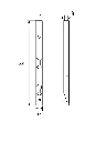 5.PICAPORTE EMBUTIDO 320 BRONCEADO 30cm (PI32000AGBBD030) Odoo Med.webp