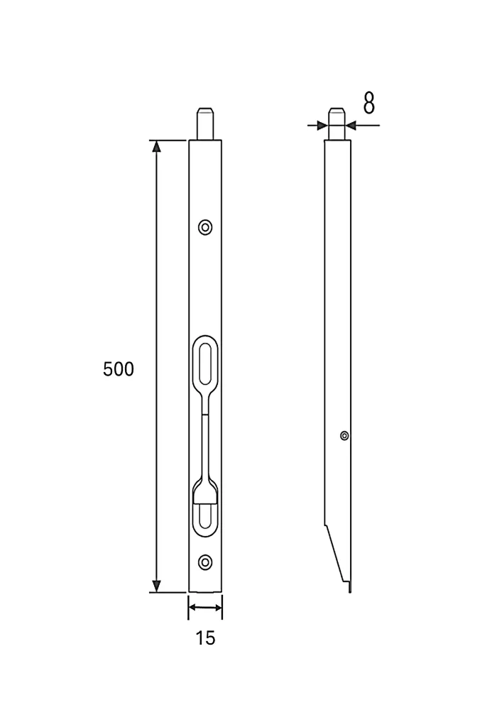 6.PICAPORTE EMBUTIDO 320 BRONCEADO 50cm (PI32000AGBBD050) Odoo Med.webp