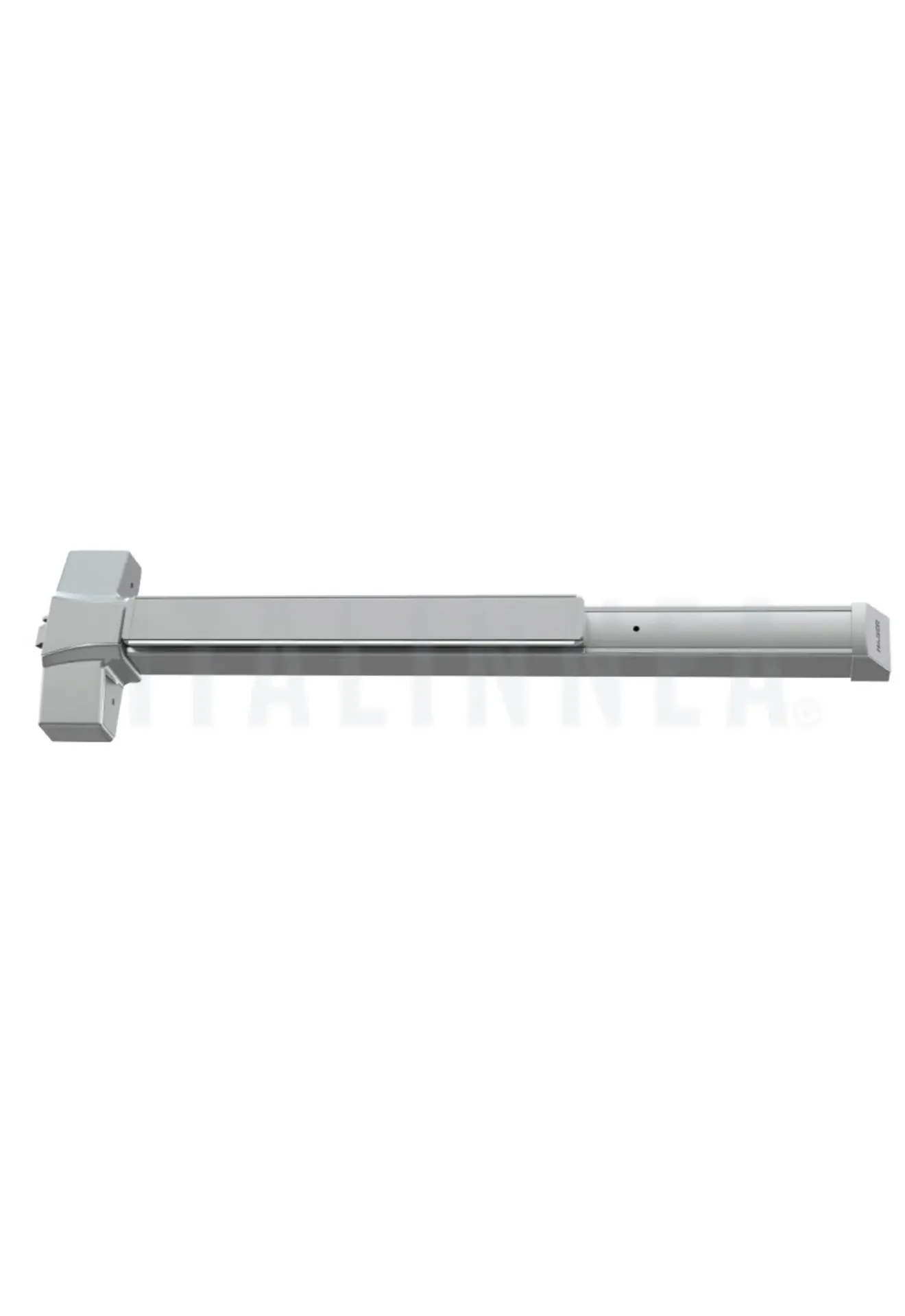 [BA4500DHGRIX] BARRA ANTIPÁNICO 4500 HAGER (EEUU) ACERO INOXIDABLE CON DOGG (TRÁFICO ALTO)