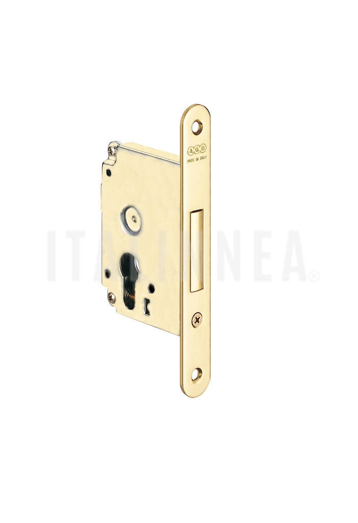 [CEL10.0AGBBD050] CERRADURA ADICIONAL L10 SEGURIDAD AGB (ITALIA) BRONCEADA 50 CON CONTRAFRONTAL