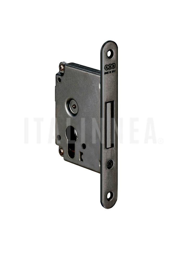 [CEL10.0AGBNE050] CERRADURA ADICIONAL L10 SEGURIDAD AGB (ITALIA) BLACK MATT 50 CON CONTRAFRONTAL