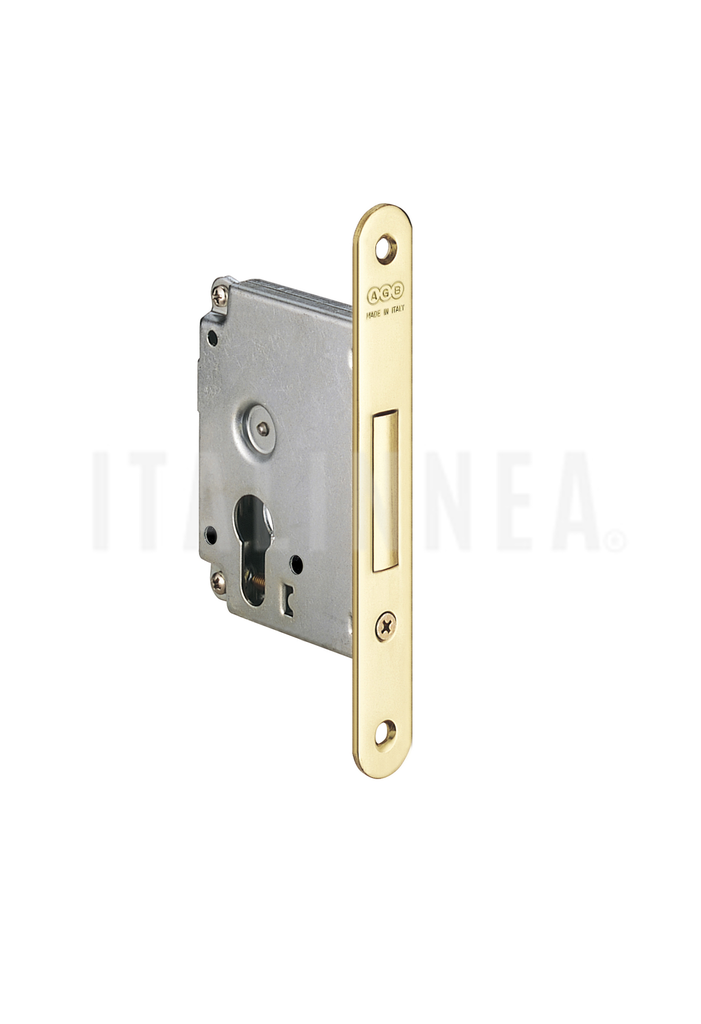 [CEL10.0AGBBR050] CERRADURA ADICIONAL L10 SEGURIDAD AGB (ITALIA) BRONCE 50 CON CONTRAFRONTAL