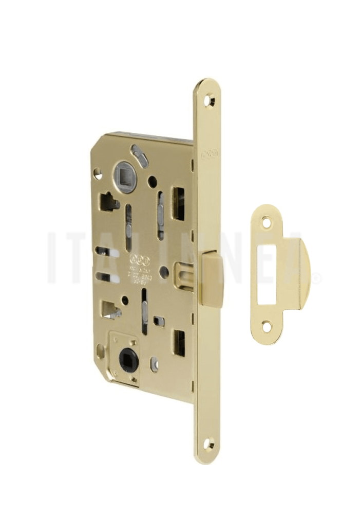 [CEL2EVOAGBBD050] CERRADURA L2 EVO BAÑO AGB (ITALIA) BRONCEADA 50 CON CONTRAFRONTAL