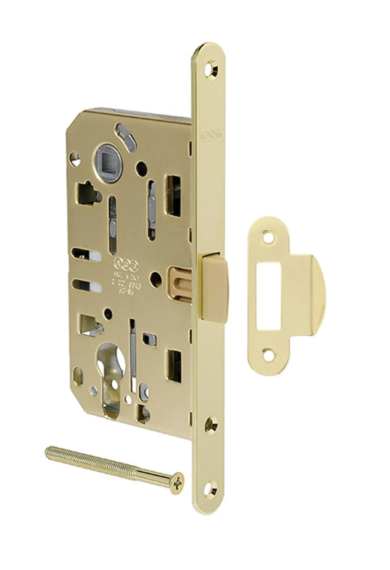 [CEL4EVOAGBBD050] CERRADURA L4 EVO SEGURIDAD AGB (ITALIA) BRONCEADA 50 CON CONTRAFRONTAL