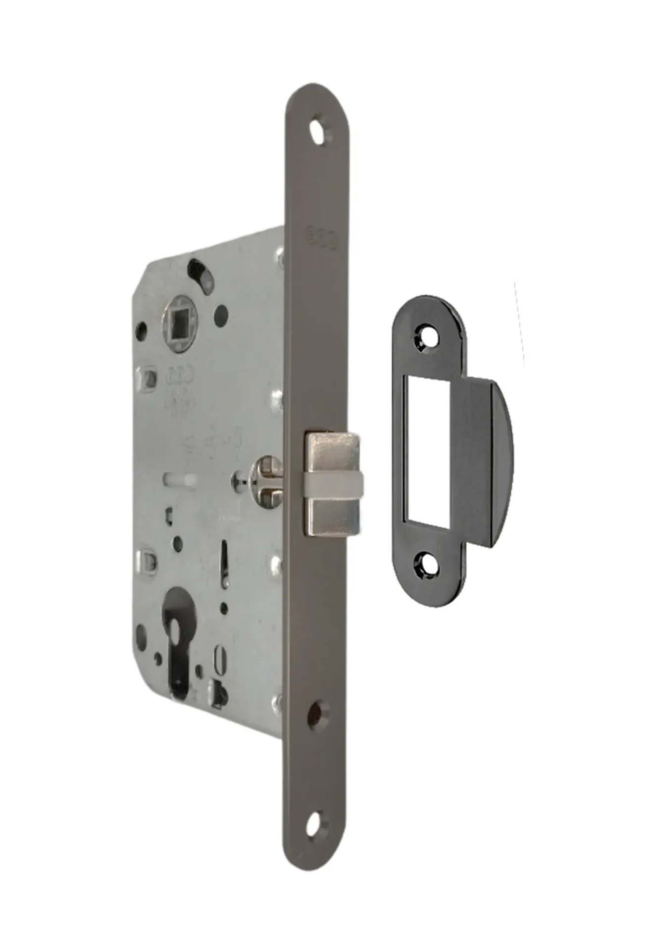 [CEL4EVOAGBGR050] CERRADURA L4 EVO SEGURIDAD AGB (ITALIA) GRAFITO 50 CON CONTRAFRONTAL