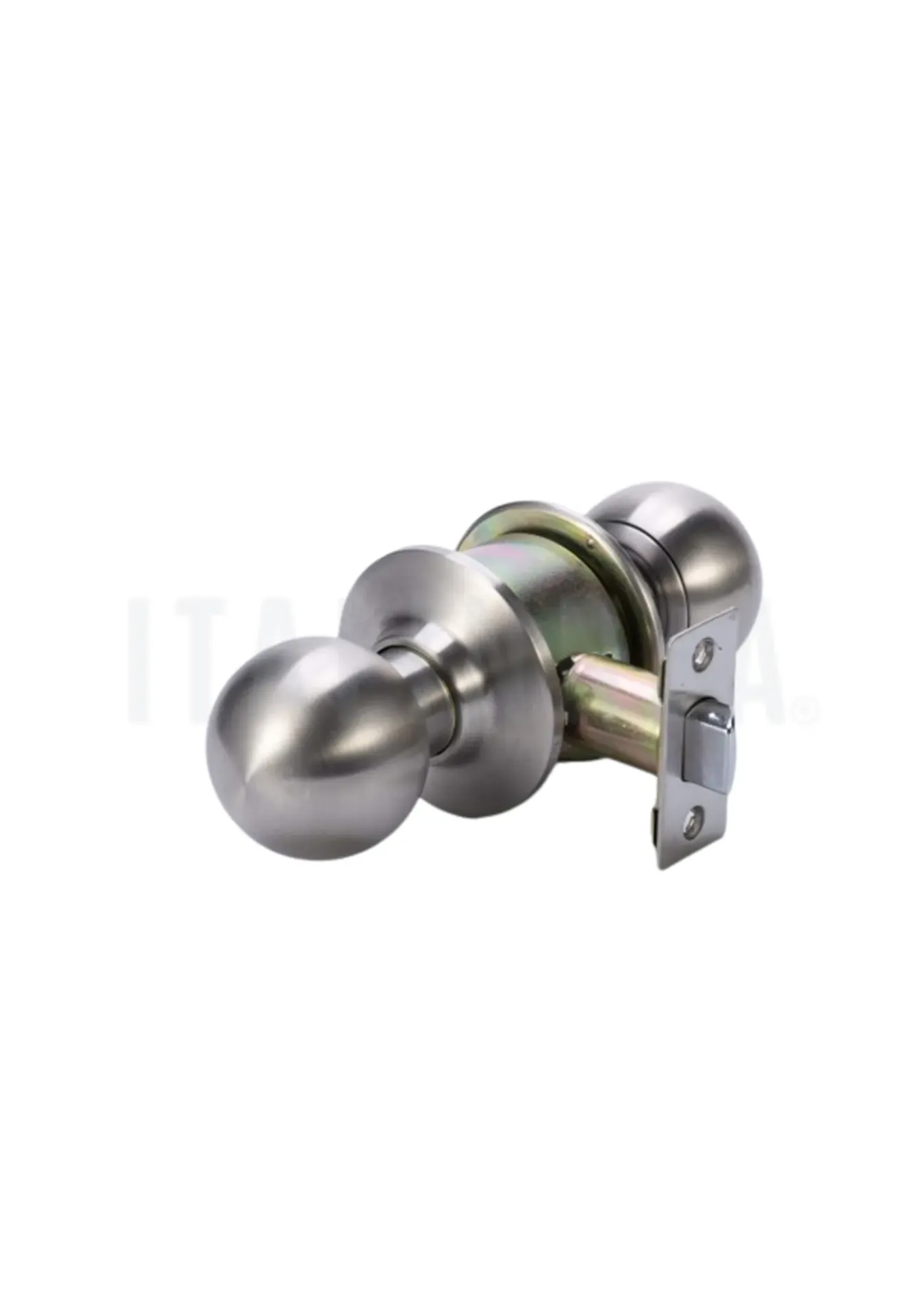 CERRADURA CILÍNDRICA POMO 3875 PASO ITALINNEA ACERO INOXIDABLE 201