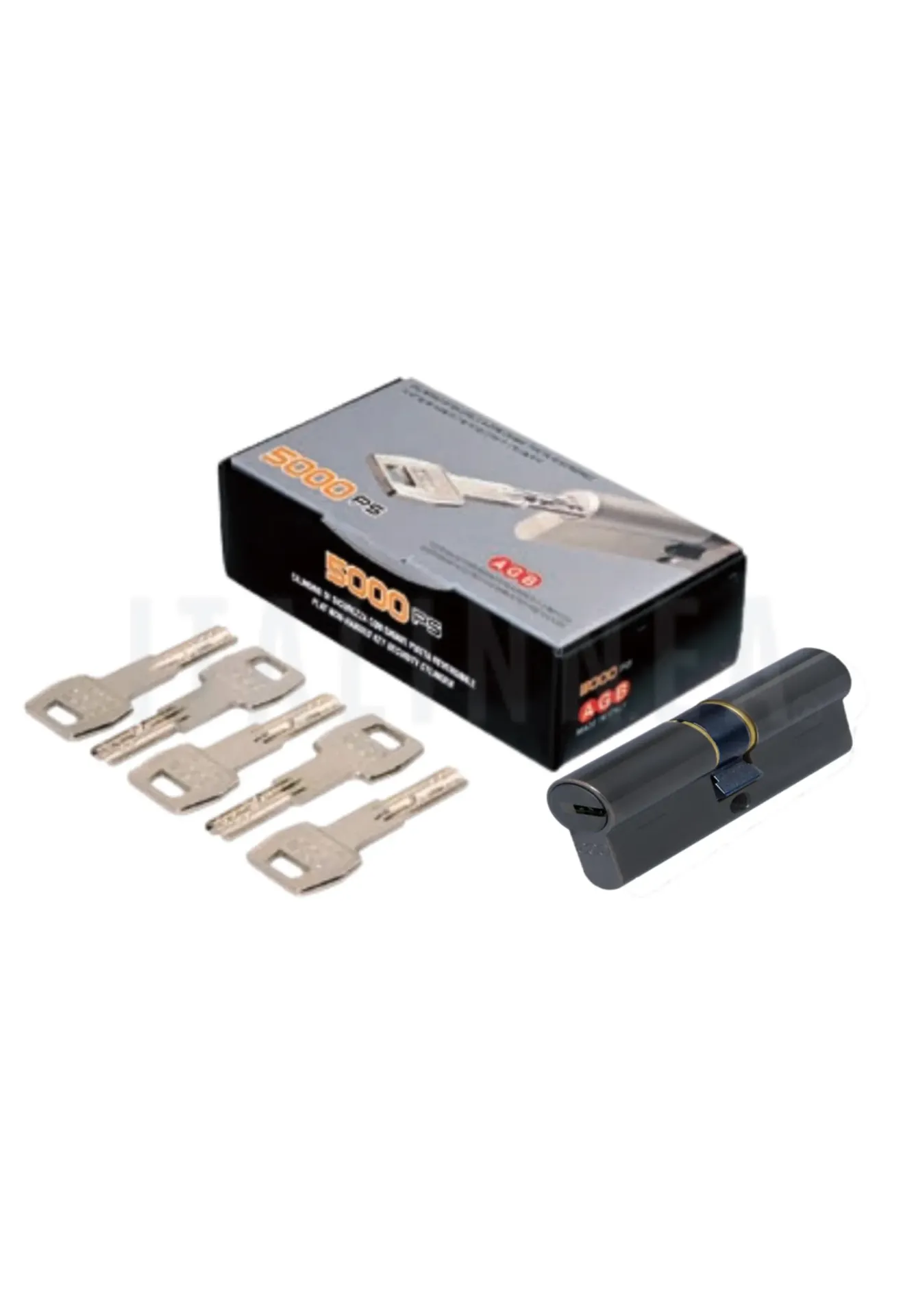 CILINDRO MULTIPUNTO AGB (ITALIA) BLACK 70 5000 CENTRADO