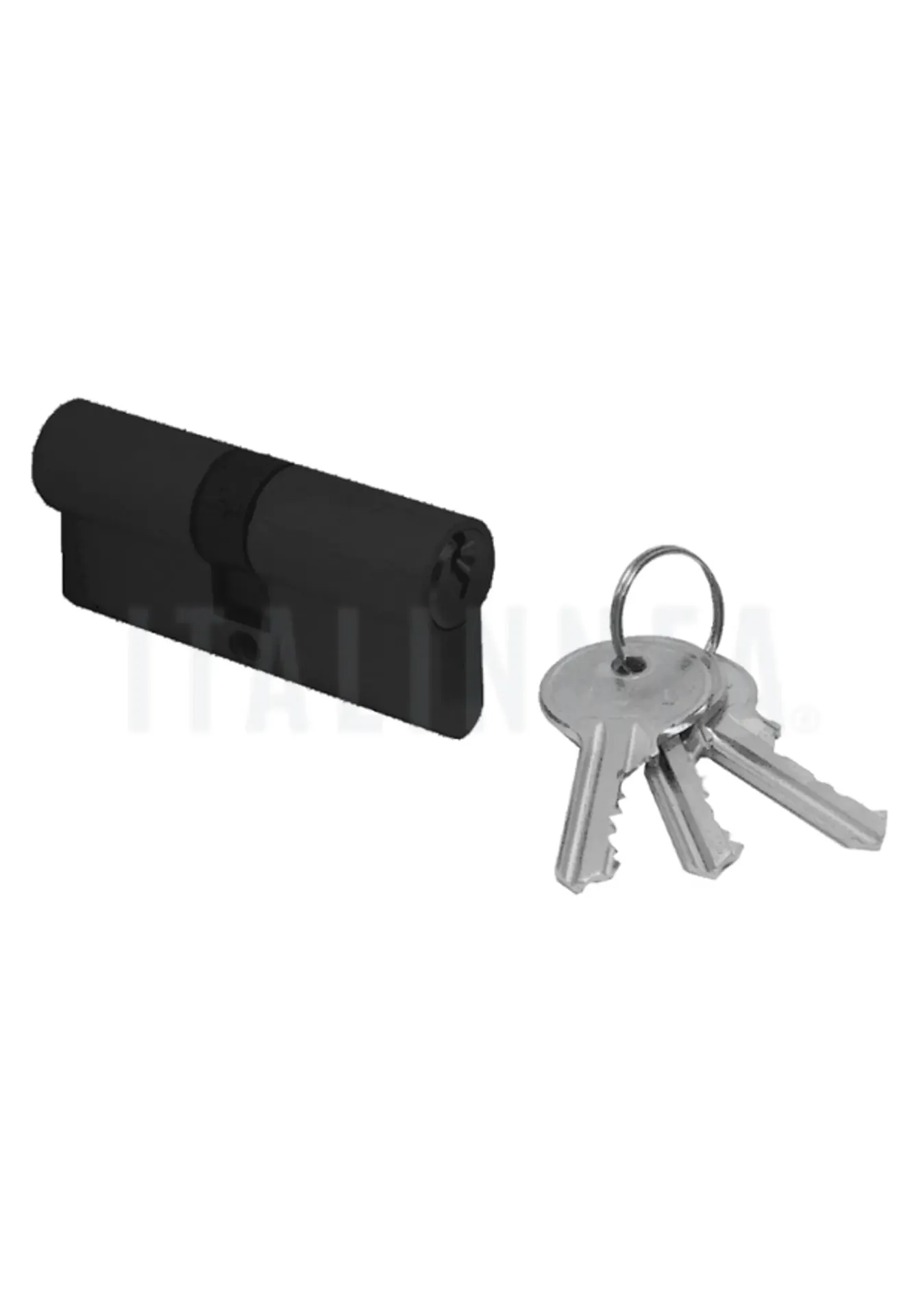 [CI70Z00ITLNE70C] CILINDRO ITALINNEA NEGRO ZAMAK 70 mm CENTRADO