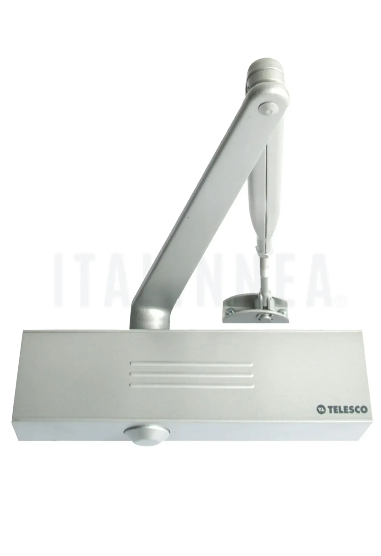 [CPH4500TLSPL] CIERRAPUERTAS HIDRÁULICO UNIK 4500 2/6 (60/120 kg) TELESCO (ESPAÑA) PLATA