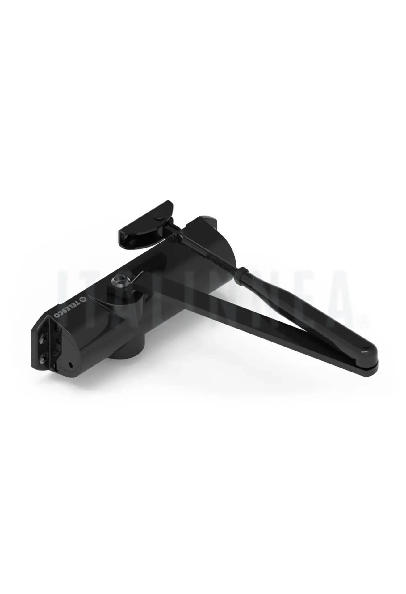 [CPH1800TLSNE] CIERRAPUERTAS HIDRÁULICO DELTA 1800 2-4 (40/80 kg) TELESCO (ESPAÑA) NEGRO