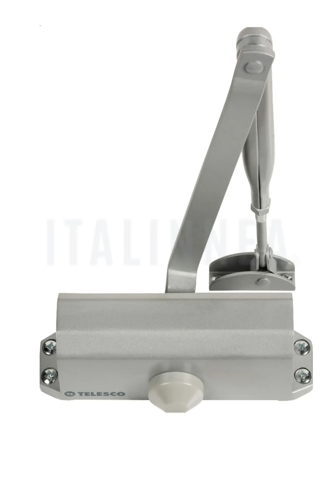 [CPH1000TLSPL] CIERRAPUERTAS HIDRÁULICO COMP 1000 2-4 (40-80 kg) TELESCO (ESPAÑA) PLATA