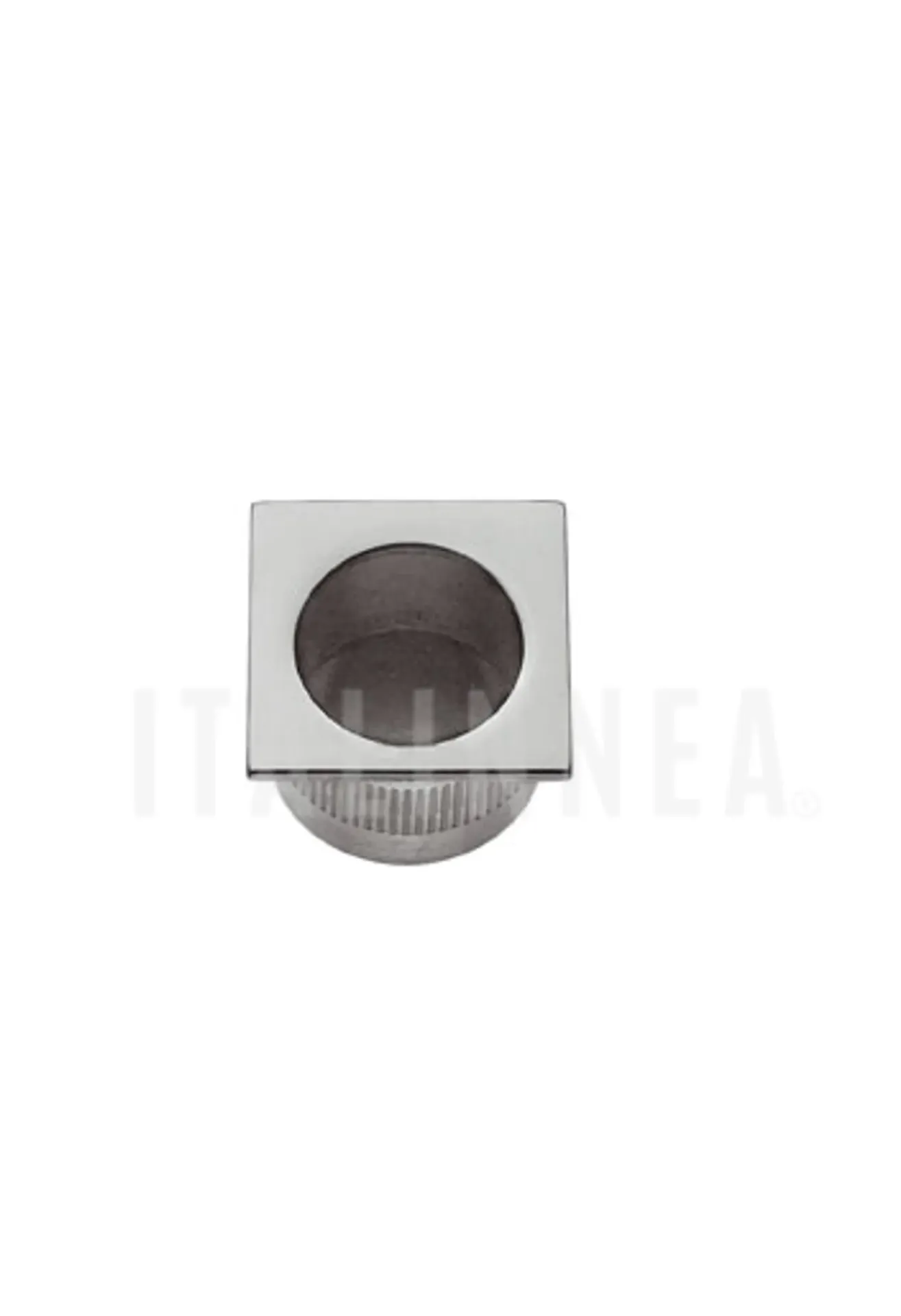 [CRTIFRCFRACS] TIRADOR FRONTAL CUADRADO PARA CORREDERA FRASCIO (ITALIA) CROMO SATINADO