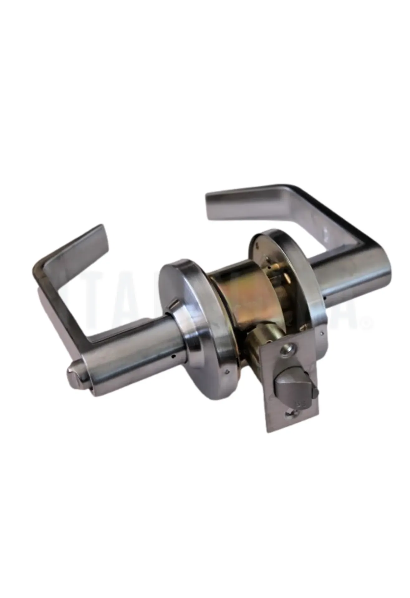 CERRADURA CILÍNDRICA MANILLA 2450 LLAVE/ BOTÓN ITALINNEA CROMO