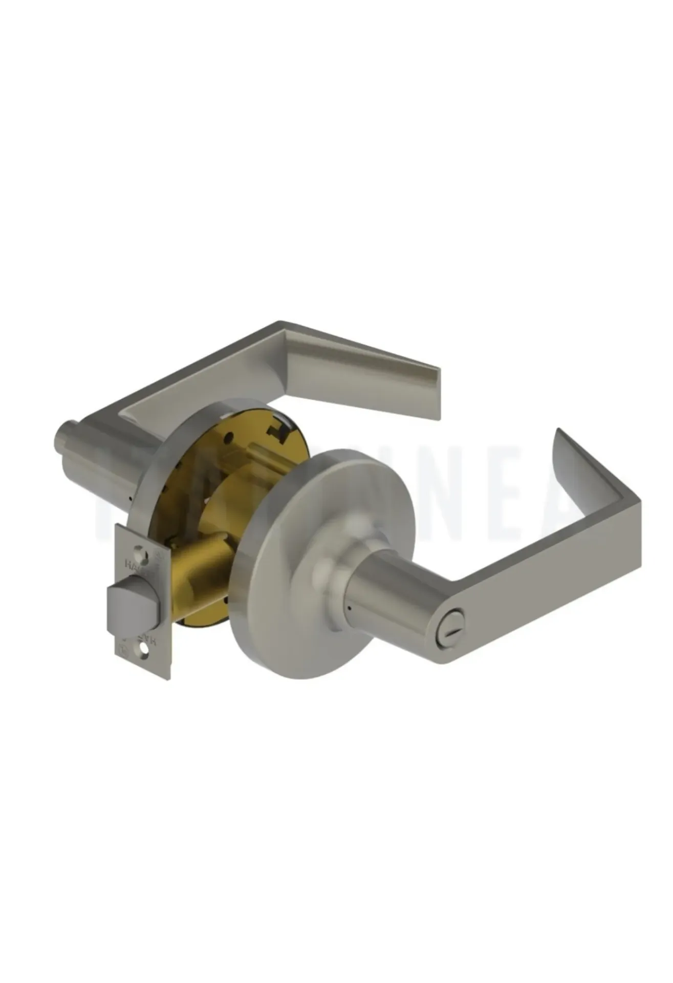 CERRADURA CILÍNDRICA MANILLA 3440 BAÑO HAGER (EEUU) CROMO SATINADO