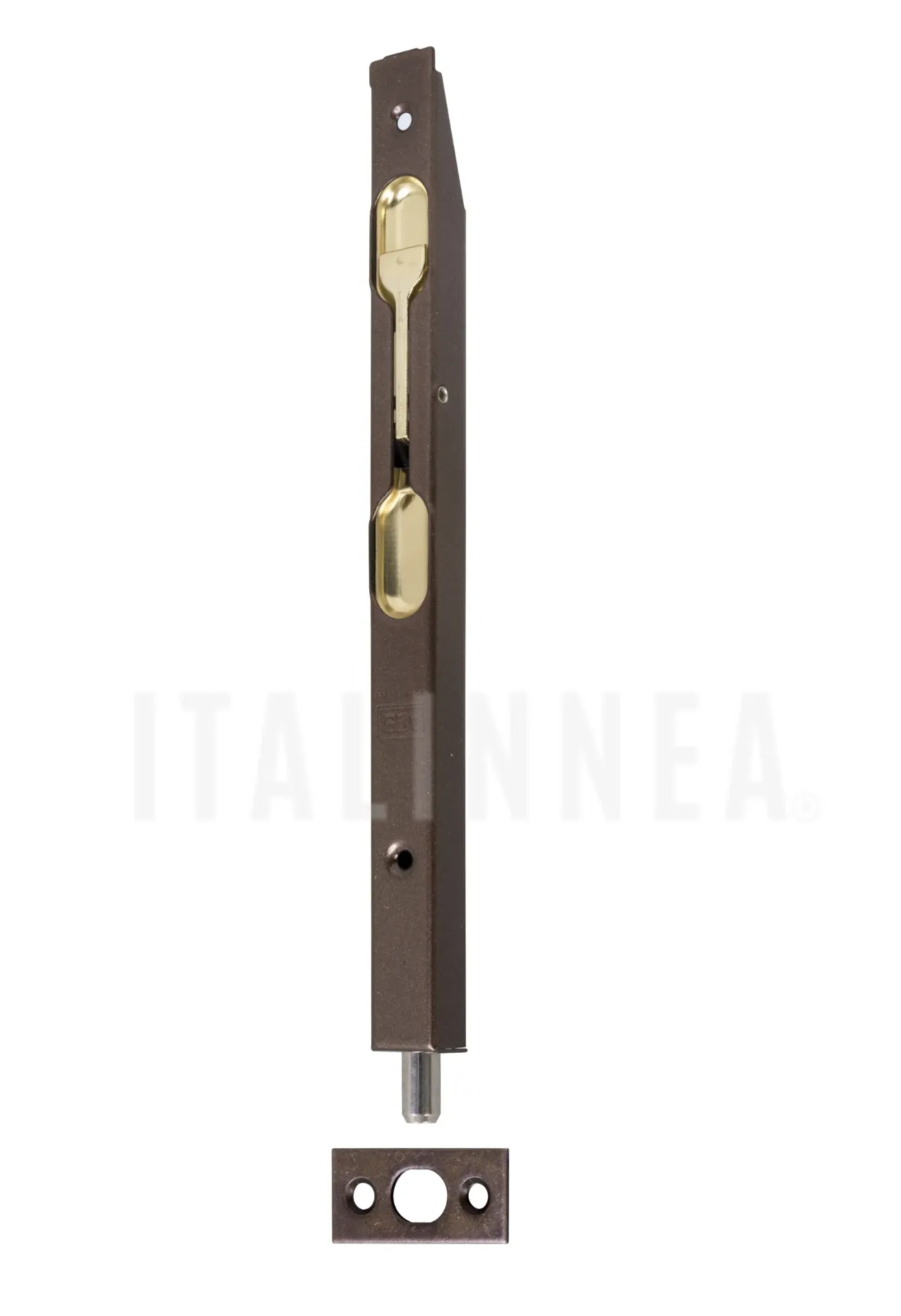 [PI32000AGBBE050] PICAPORTE 320 AGB (ITALIA) BRONCE ANTIGUO 50 cm REDONDA